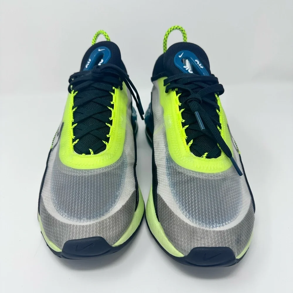 Nike Air Neon Green and Black Sneakers size 8